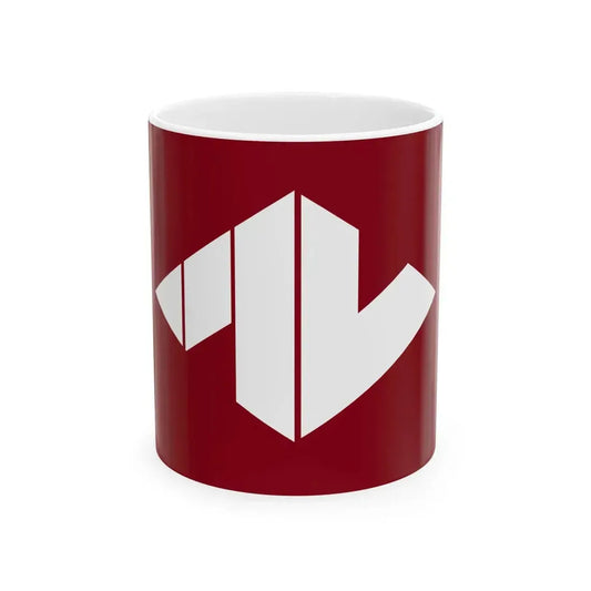 Flag of Tsuru Yamanashi (Japan) White Coffee Mug 11oz - Go Mug Yourself