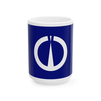 Flag of Tsuruga Fukui (Japan) White Coffee Mug 15oz - Go Mug Yourself