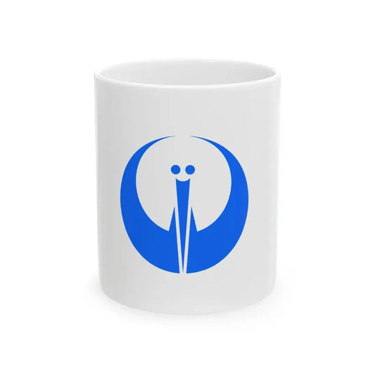 Flag of Tsurugashima Saitama (Japan) White Coffee Mug 11oz - Go Mug Yourself