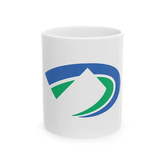 Flag of Tsurugi Tokushima (Japan) White Coffee Mug 11oz - Go Mug Yourself