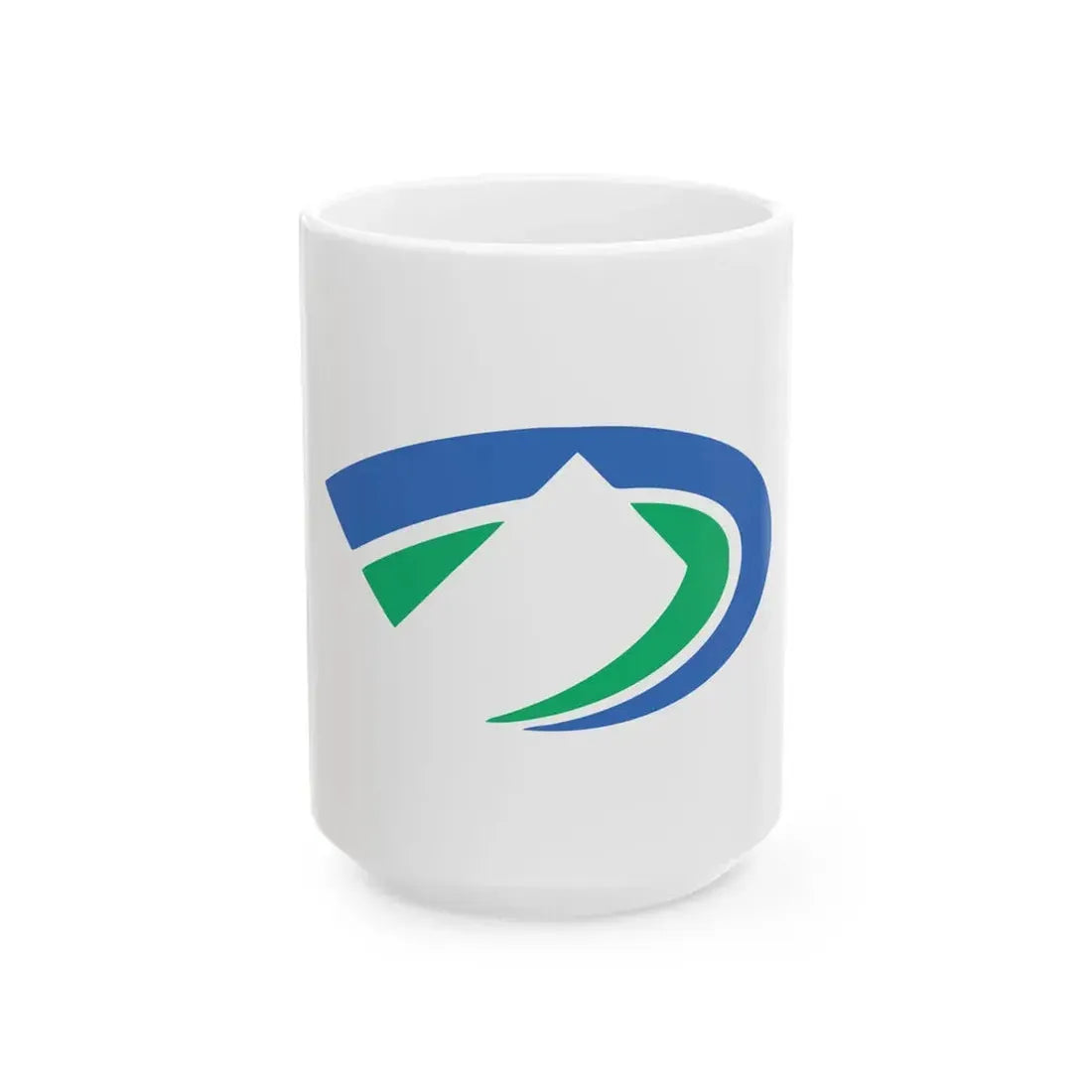 Flag of Tsurugi Tokushima (Japan) White Coffee Mug 15oz - Go Mug Yourself