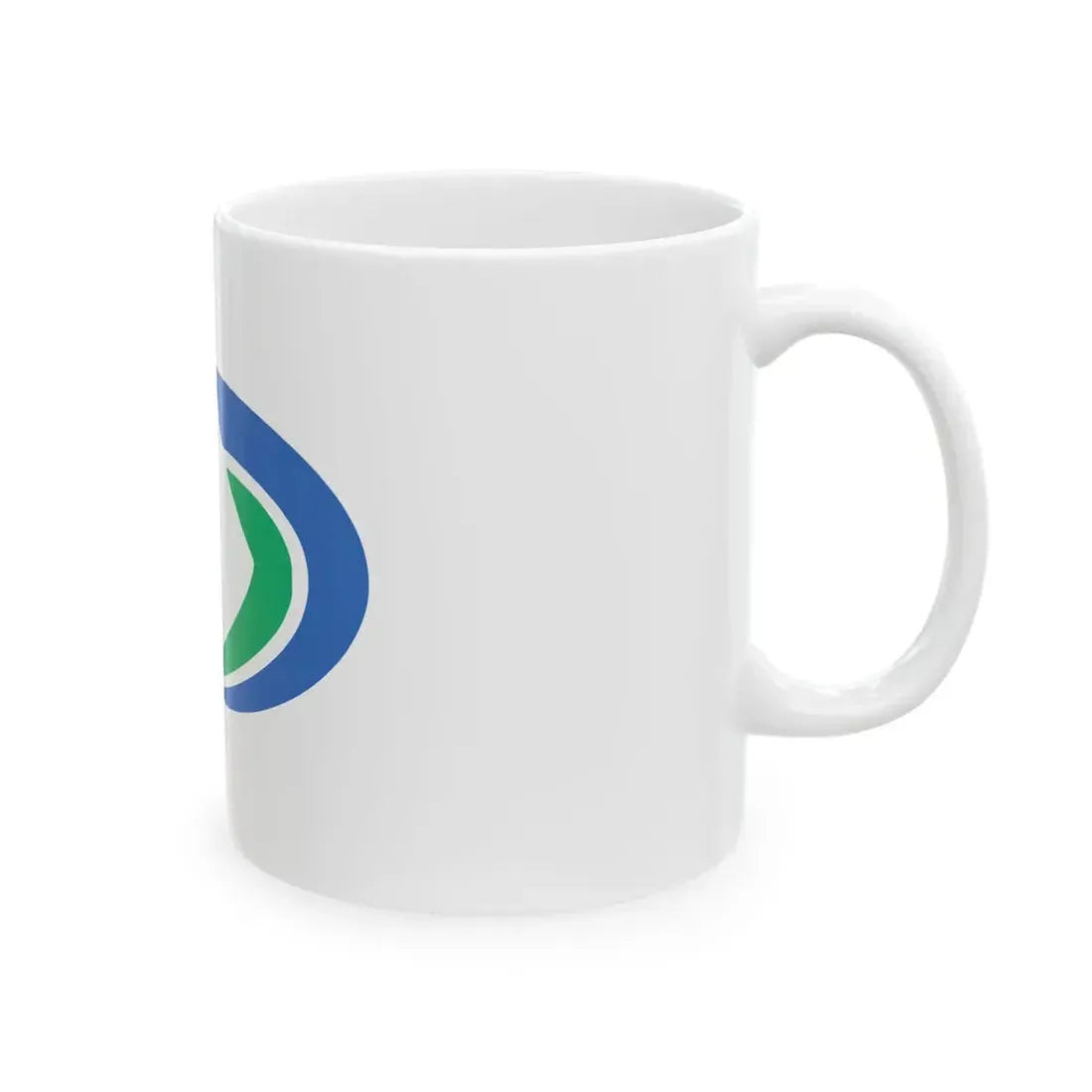 Flag of Tsurugi Tokushima (Japan) White Coffee Mug - Go Mug Yourself