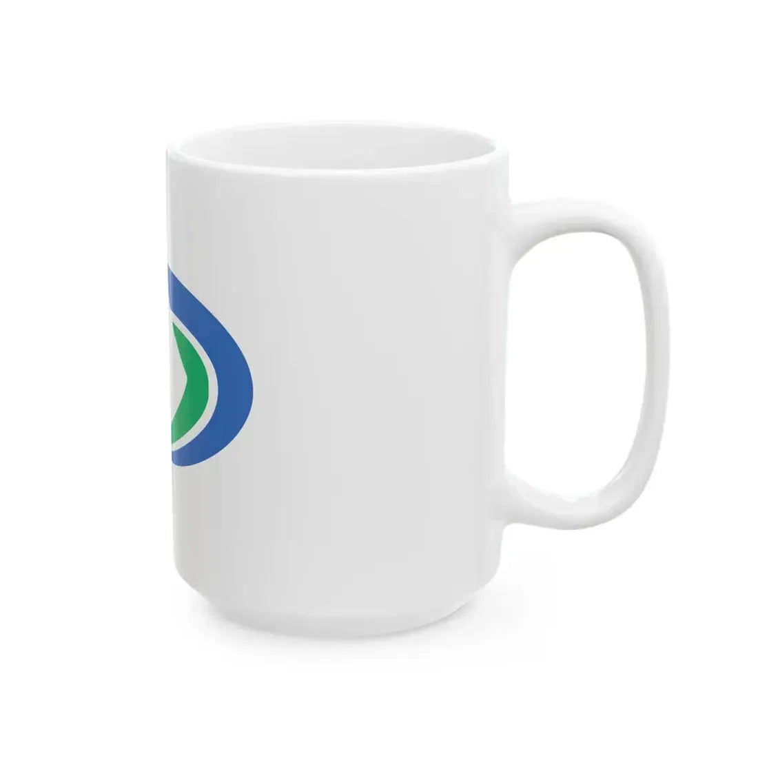 Flag of Tsurugi Tokushima (Japan) White Coffee Mug - Go Mug Yourself