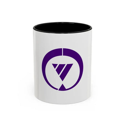 Flag of Tsushima Aichi Japan - Accent Coffee Mug 11oz Black - Go Mug Yourself