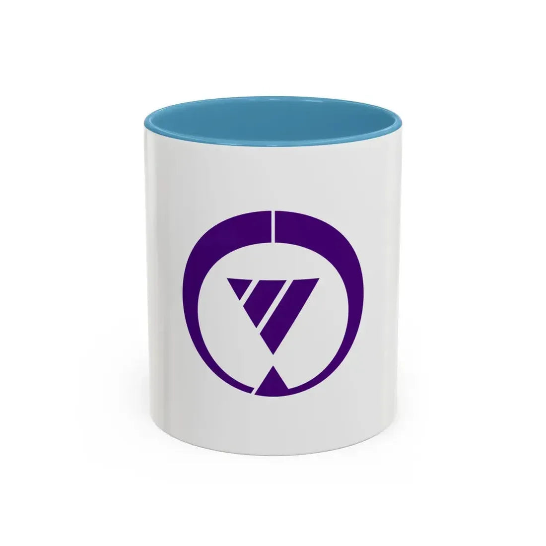 Flag of Tsushima Aichi Japan - Accent Coffee Mug 11oz Light Blue - Go Mug Yourself