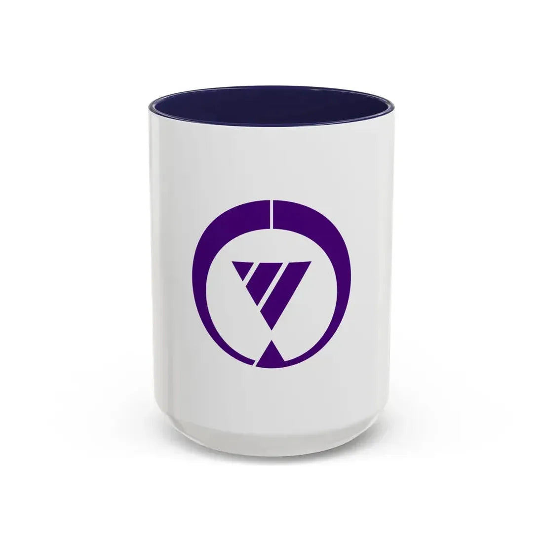 Flag of Tsushima Aichi Japan - Accent Coffee Mug 15oz Navy - Go Mug Yourself