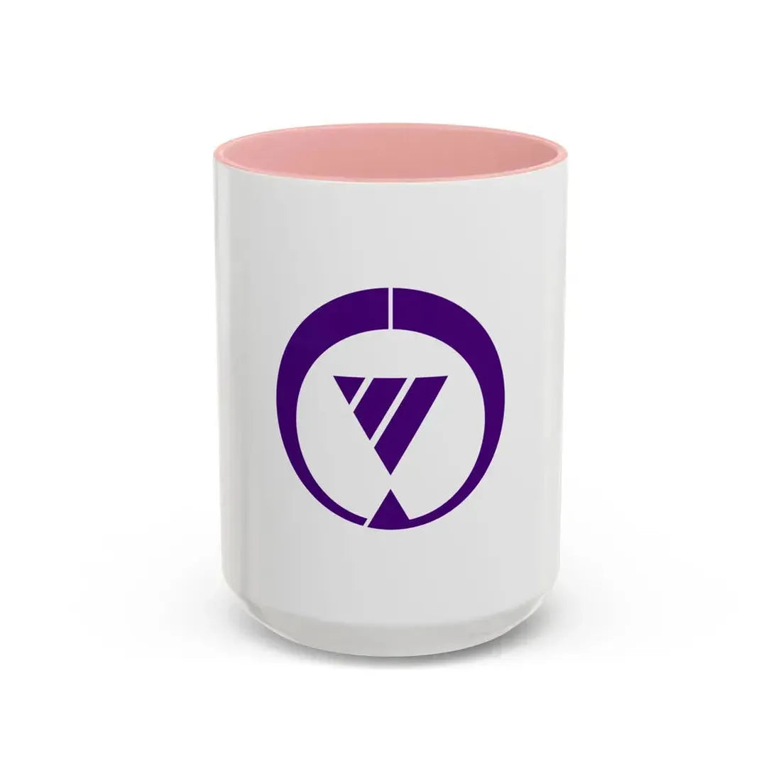 Flag of Tsushima Aichi Japan - Accent Coffee Mug 15oz Pink - Go Mug Yourself