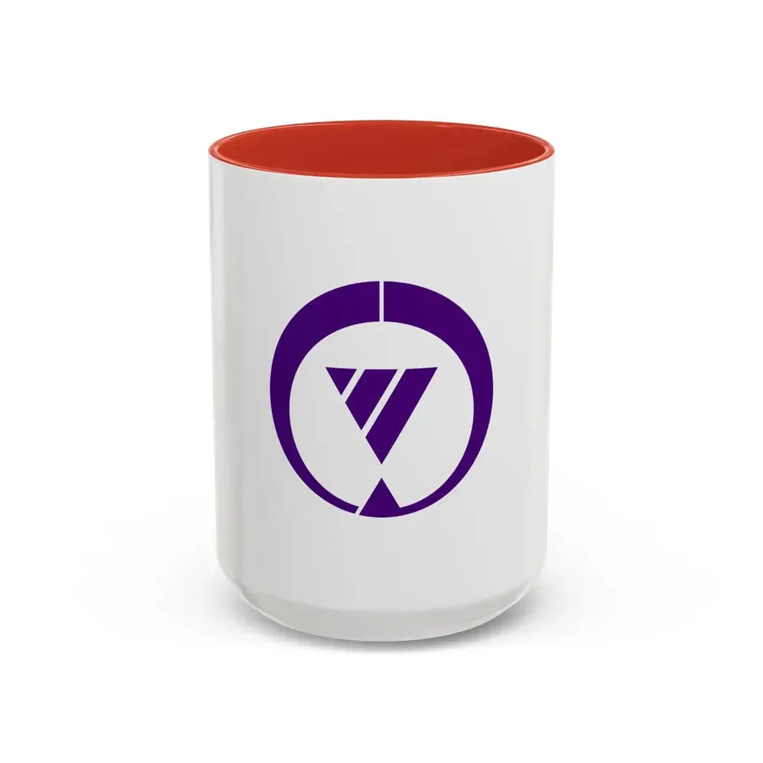 Flag of Tsushima Aichi Japan - Accent Coffee Mug 15oz Red - Go Mug Yourself