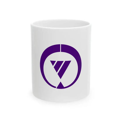 Flag of Tsushima Aichi (Japan) White Coffee Mug 11oz - Go Mug Yourself