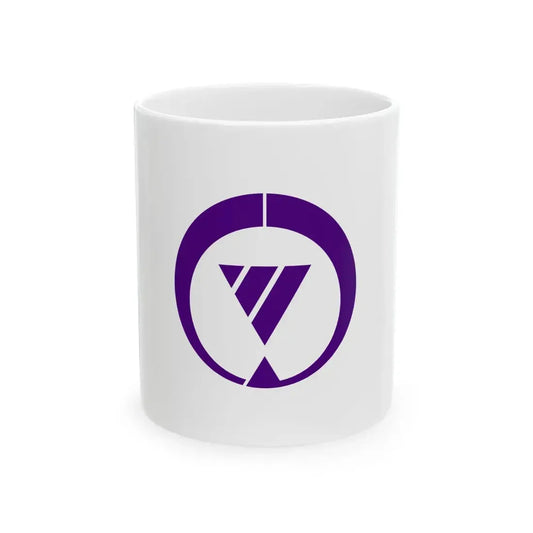 Flag of Tsushima Aichi (Japan) White Coffee Mug 11oz - Go Mug Yourself