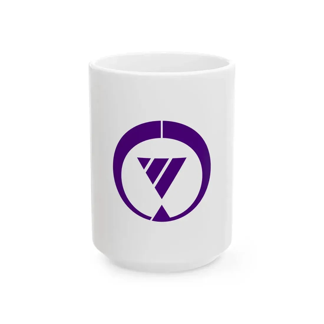 Flag of Tsushima Aichi (Japan) White Coffee Mug 15oz - Go Mug Yourself