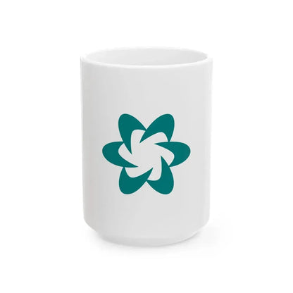 Flag of Tsushima Nagasaki (Japan) White Coffee Mug 15oz - Go Mug Yourself