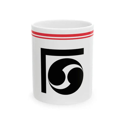 Flag of Tsuwano Shimane (Japan) White Coffee Mug 11oz - Go Mug Yourself