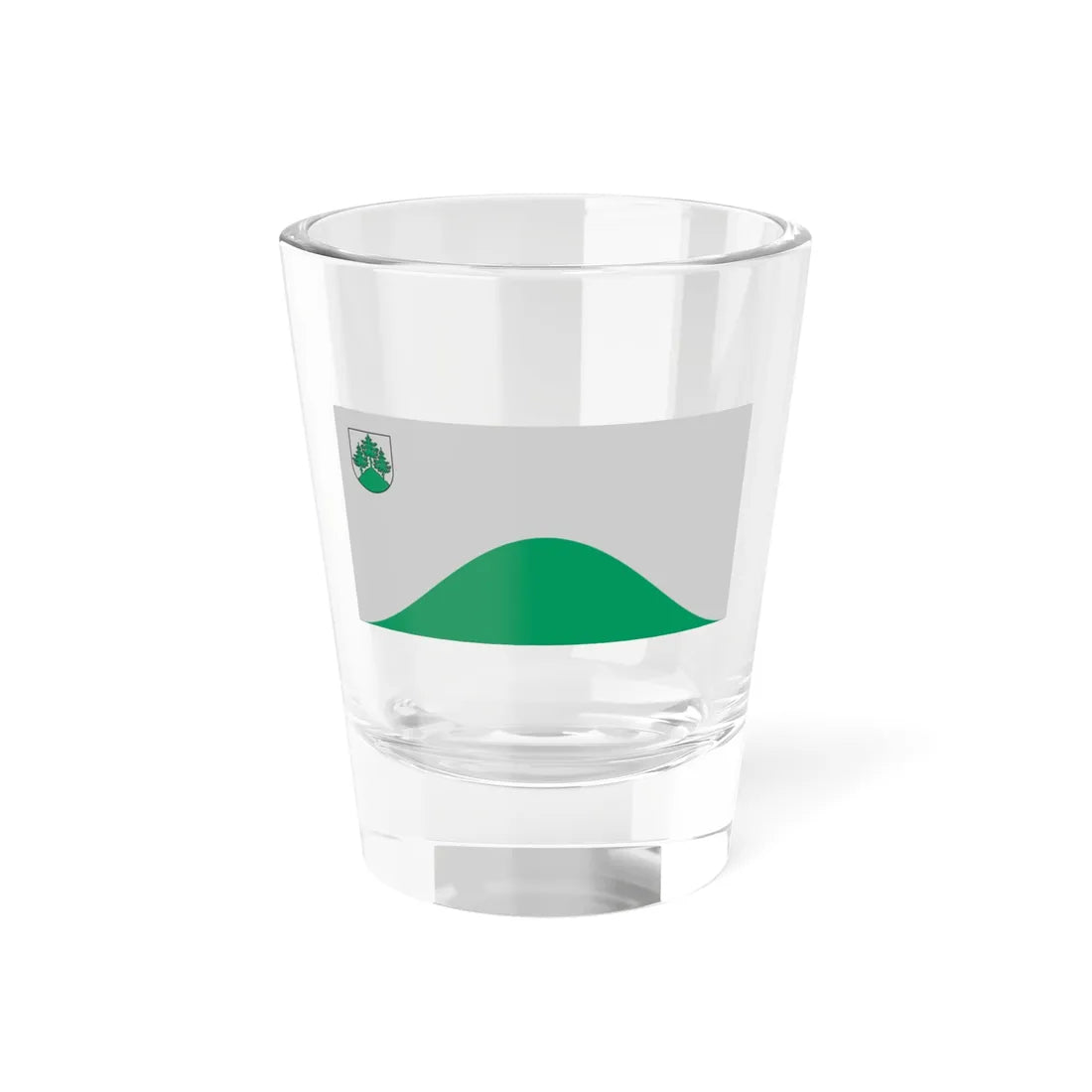Flag of Tukums (Latvia) Shot Glass 1.5oz 1.5oz - Go Mug Yourself