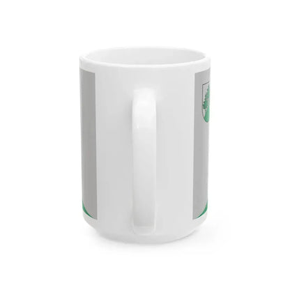Flag of Tukums (Latvia) White Coffee Mug - Go Mug Yourself
