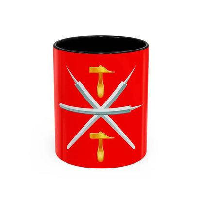 Flag of Tula Oblast Russia - Accent Coffee Mug 11oz Black - Go Mug Yourself