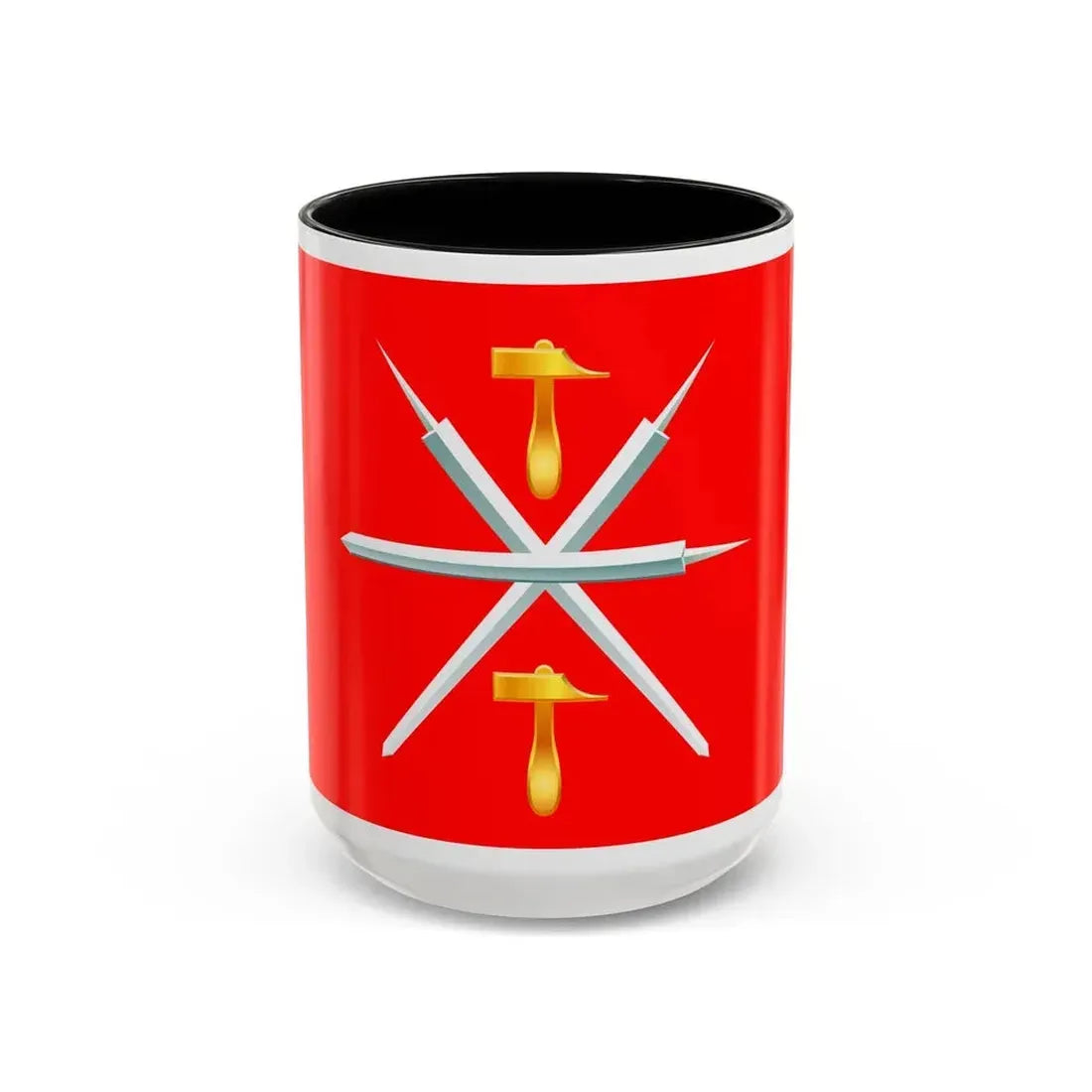 Flag of Tula Oblast Russia - Accent Coffee Mug 15oz Black - Go Mug Yourself
