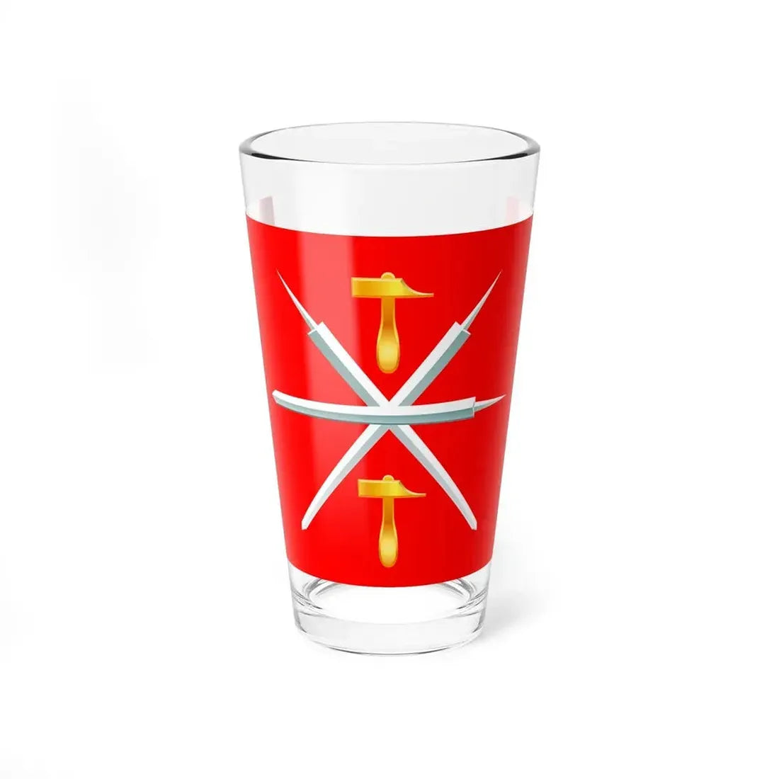 Flag of Tula Oblast Russia - Pint Glass 16oz 16oz - Go Mug Yourself