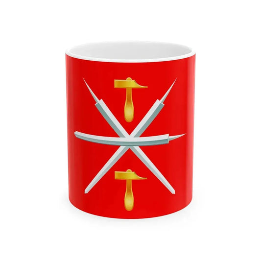 Flag of Tula Oblast Russia - White Coffee Mug 11oz - Go Mug Yourself
