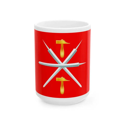 Flag of Tula Oblast (Russia) White Coffee Mug 15oz - Go Mug Yourself