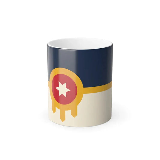 Flag of Tulsa, Oklahoma - Color Changing Coffee Mug 11oz - Go Mug Yourself