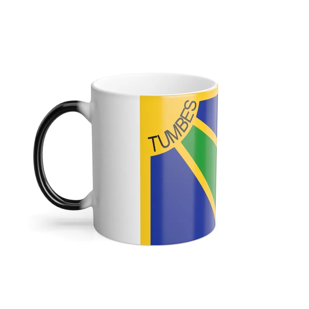 Flag of Tumbes capital of the Tumbes Region Peru - Color Changing Coffee Mug-Go Mug Yourself