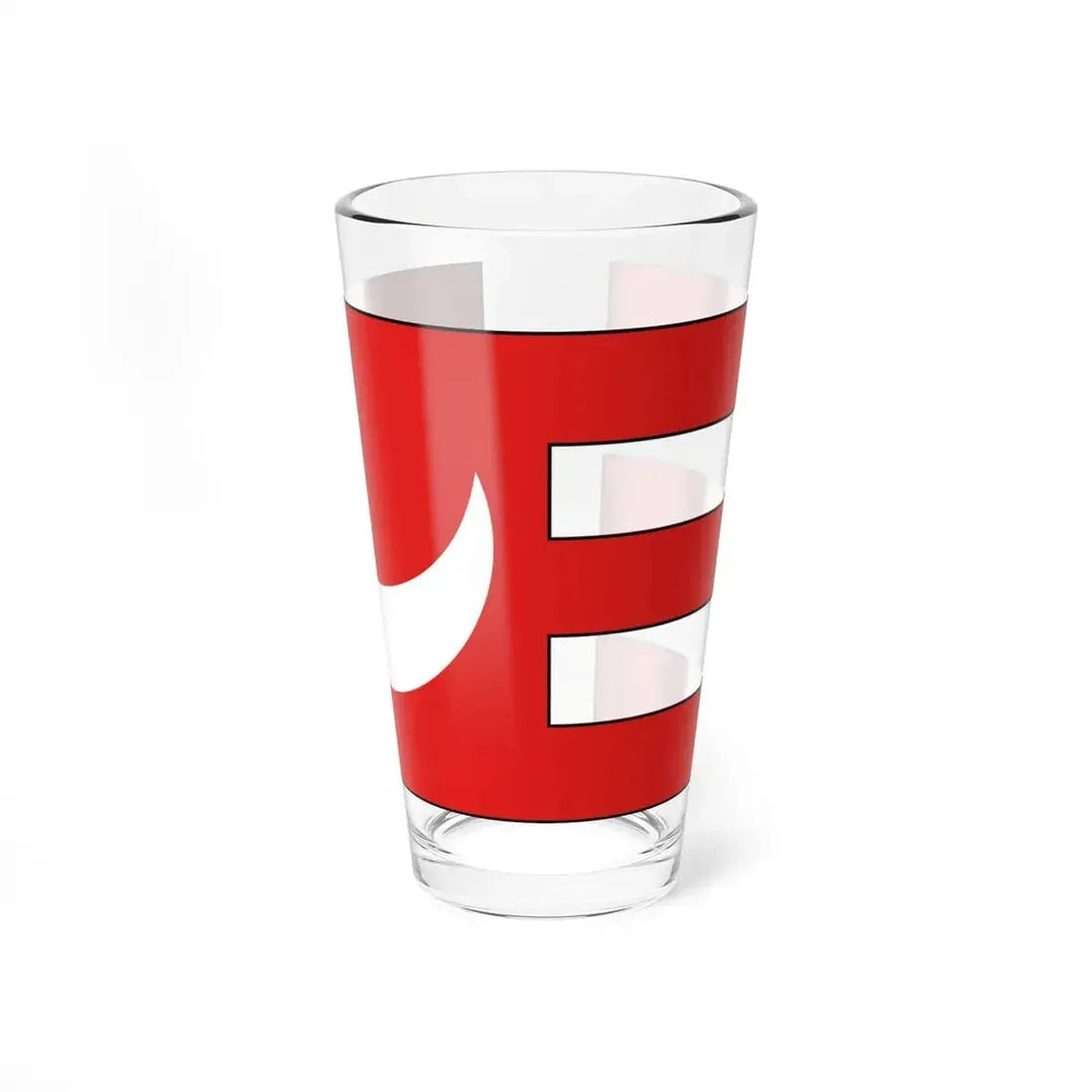 Flag of Tunis during 14th century - Pint Glass 16oz 16oz - Go Mug Yourself