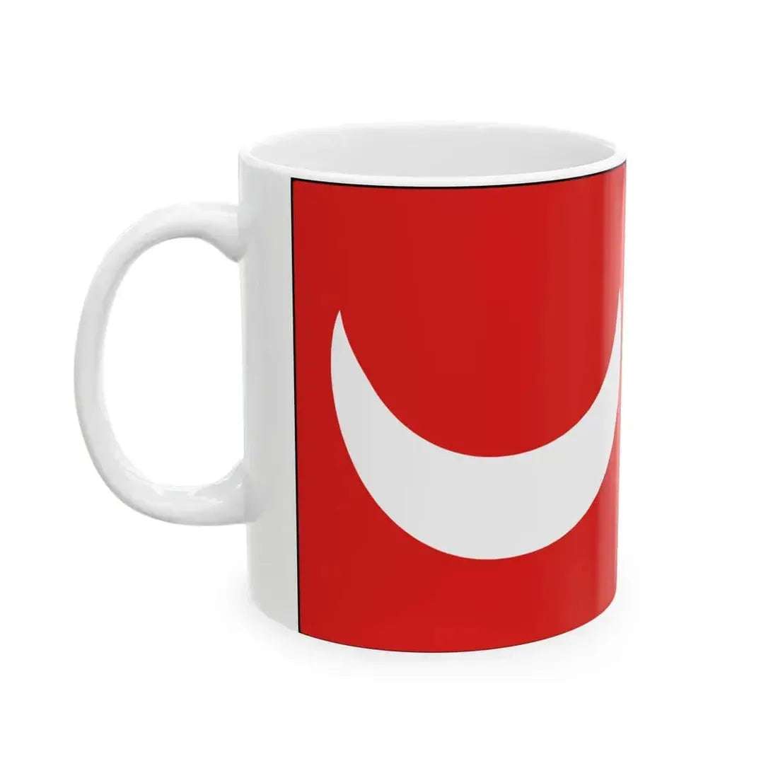 Flag of Tunis during 14th century - White Coffee Mug - Go Mug Yourself