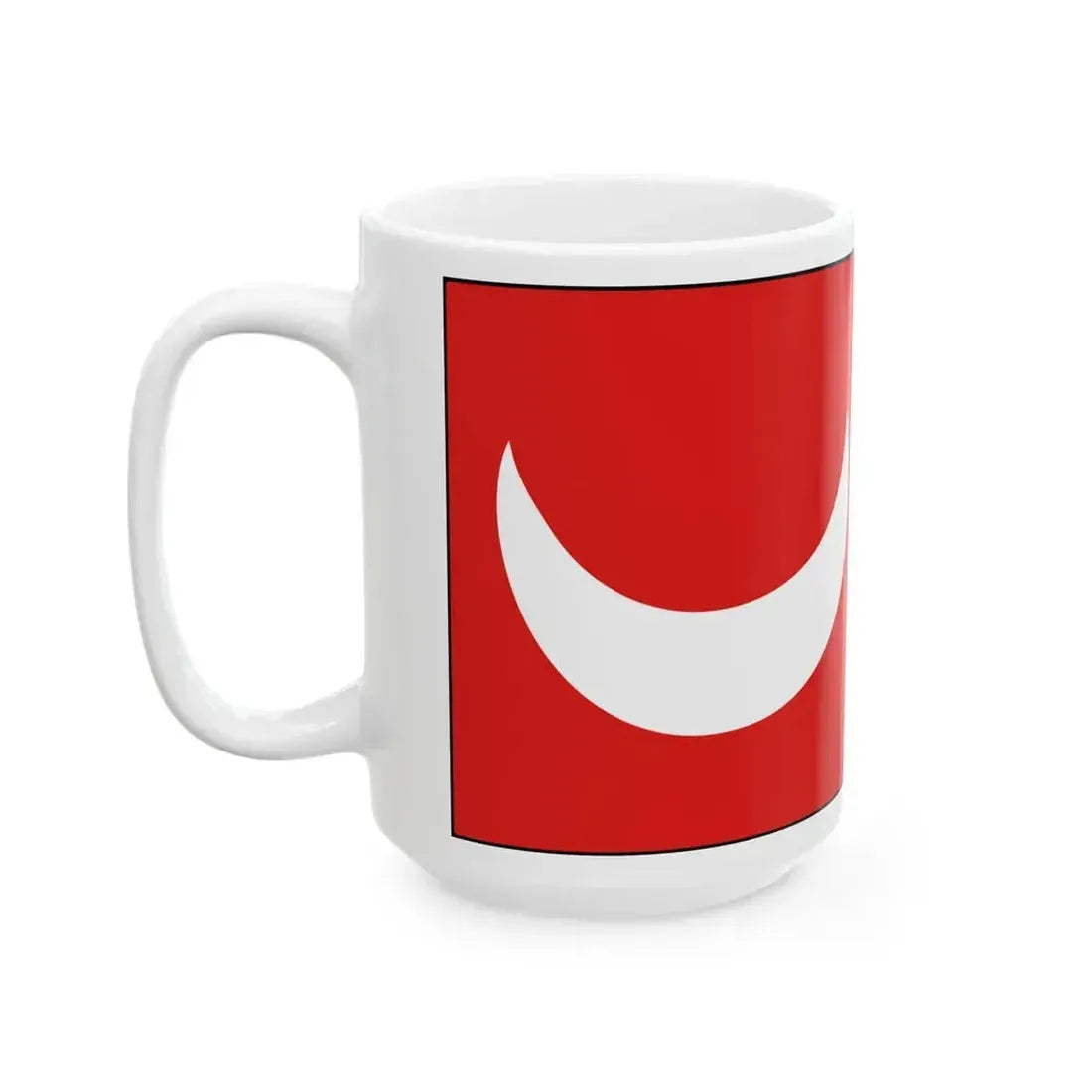 Flag of Tunis during 14th century - White Coffee Mug - Go Mug Yourself