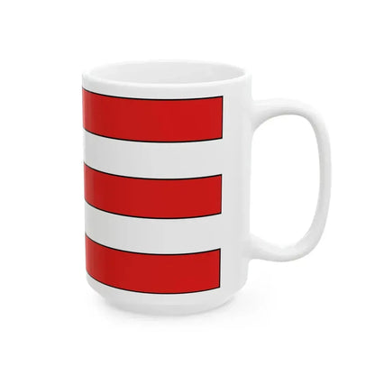 Flag of Tunis during 14th century - White Coffee Mug - Go Mug Yourself