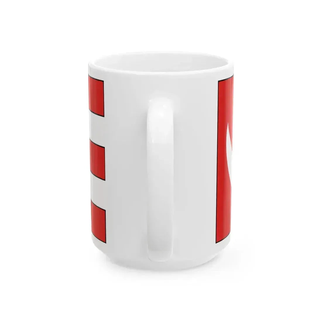 Flag of Tunis during 14th century - White Coffee Mug - Go Mug Yourself