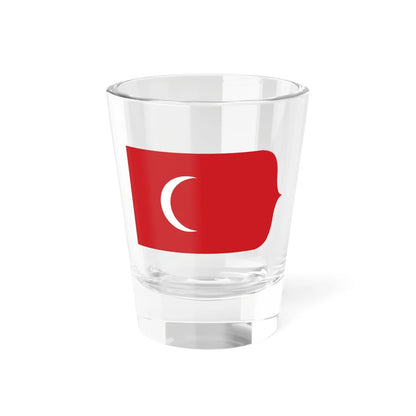 Flag of Tunis Eyalet 1700 (Tunisia) Shot Glass 1.5oz 1.5oz - Go Mug Yourself