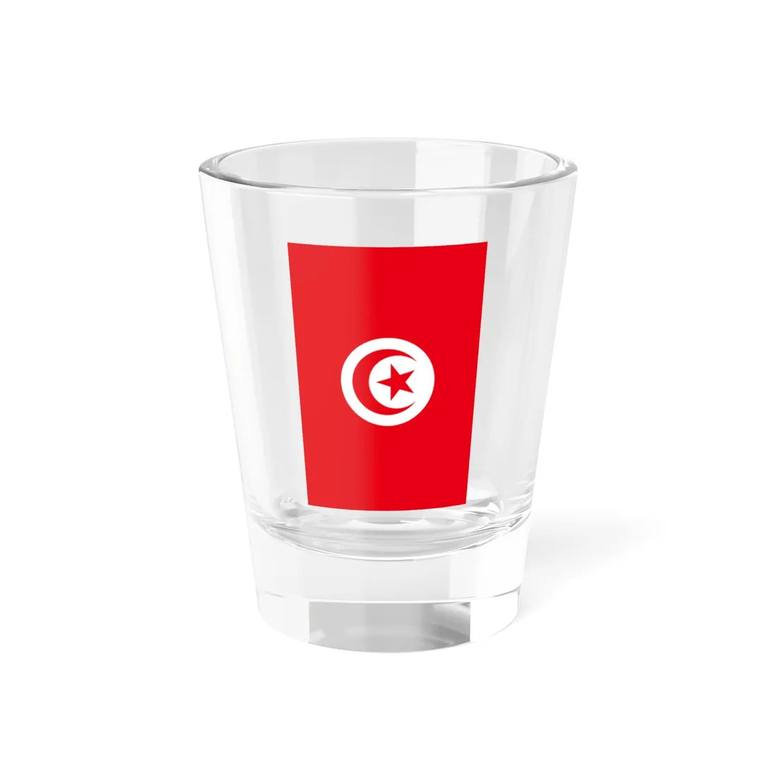 Flag of Tunisia vertical (Tunisia) Shot Glass 1.5oz 1.5oz - Go Mug Yourself