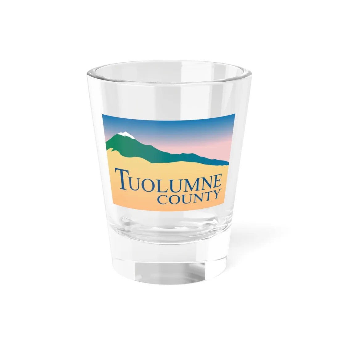 Flag of Tuolumne County California (United States) Shot Glass 1.5oz 1.5oz - Go Mug Yourself