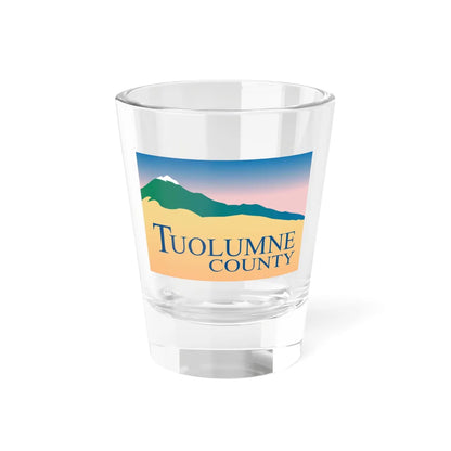 Flag of Tuolumne County California (United States) Shot Glass 1.5oz 1.5oz - Go Mug Yourself
