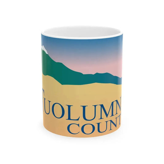 Flag of Tuolumne County California (United States) White Coffee Mug 11oz - Go Mug Yourself