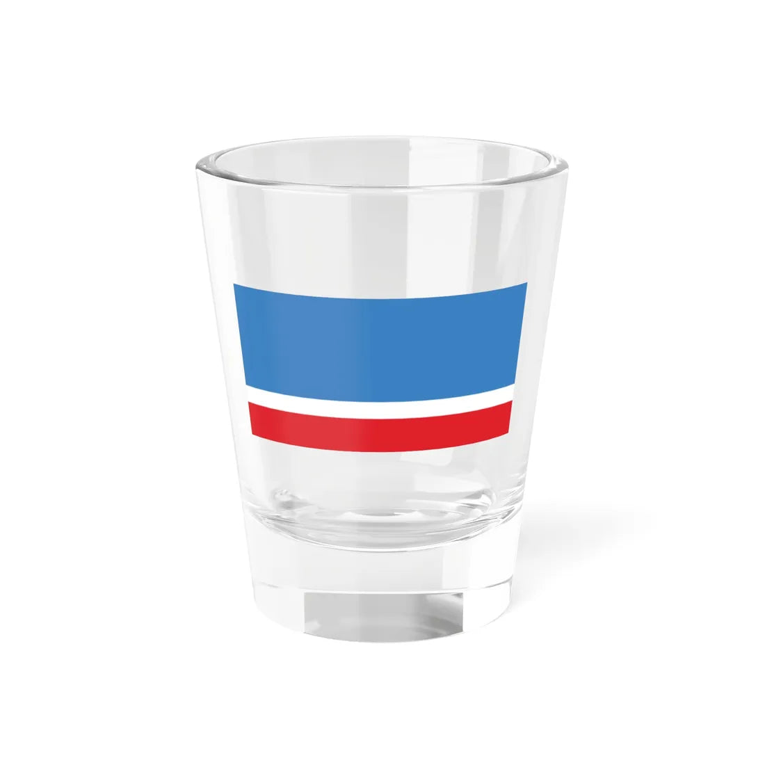 Flag of Turaŭ Belarus (Belarus) Shot Glass 1.5oz 1.5oz - Go Mug Yourself