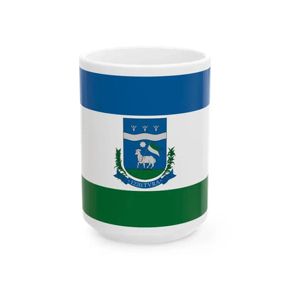 Flag of Tura (Hungary) White Coffee Mug 15oz - Go Mug Yourself