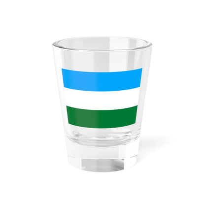 Flag of Turco Bolivia (Bolivia) Shot Glass 1.5oz 1.5oz - Go Mug Yourself