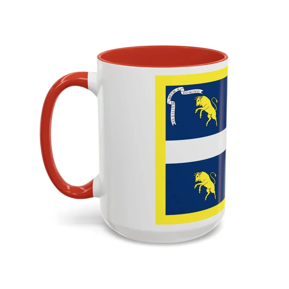 Flag of Turin Italy - Accent Coffee Mug - Go Mug Yourself