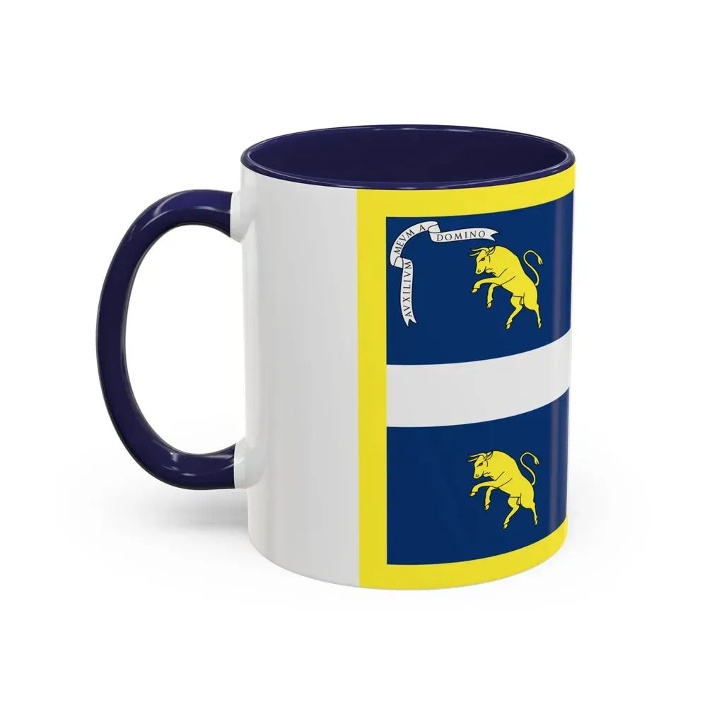 Flag of Turin Italy - Accent Coffee Mug - Go Mug Yourself