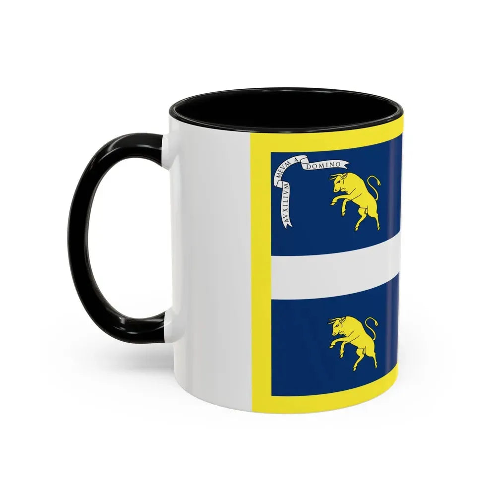 Flag of Turin Italy - Accent Coffee Mug - Go Mug Yourself
