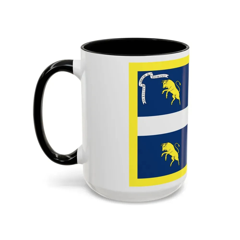 Flag of Turin Italy - Accent Coffee Mug - Go Mug Yourself