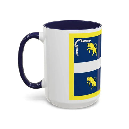 Flag of Turin Italy - Accent Coffee Mug - Go Mug Yourself