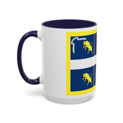 Flag of Turin Italy - Accent Coffee Mug - Go Mug Yourself