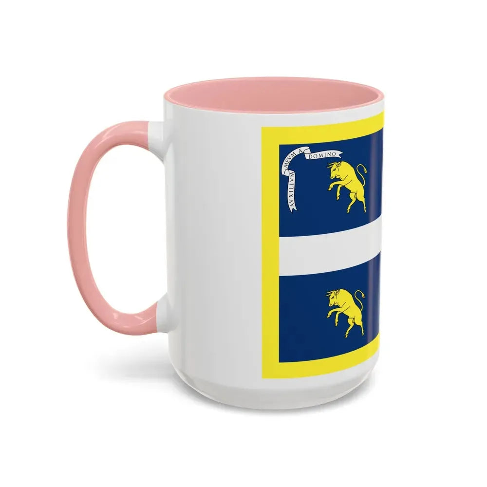 Flag of Turin Italy - Accent Coffee Mug - Go Mug Yourself