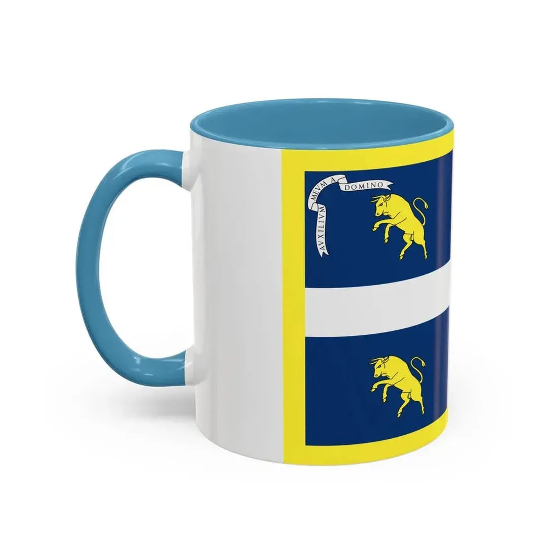 Flag of Turin Italy - Accent Coffee Mug - Go Mug Yourself