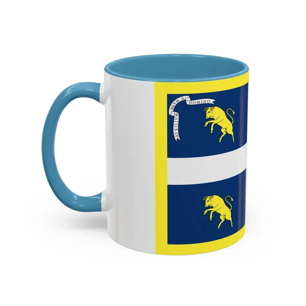 Flag of Turin Italy - Accent Coffee Mug - Go Mug Yourself
