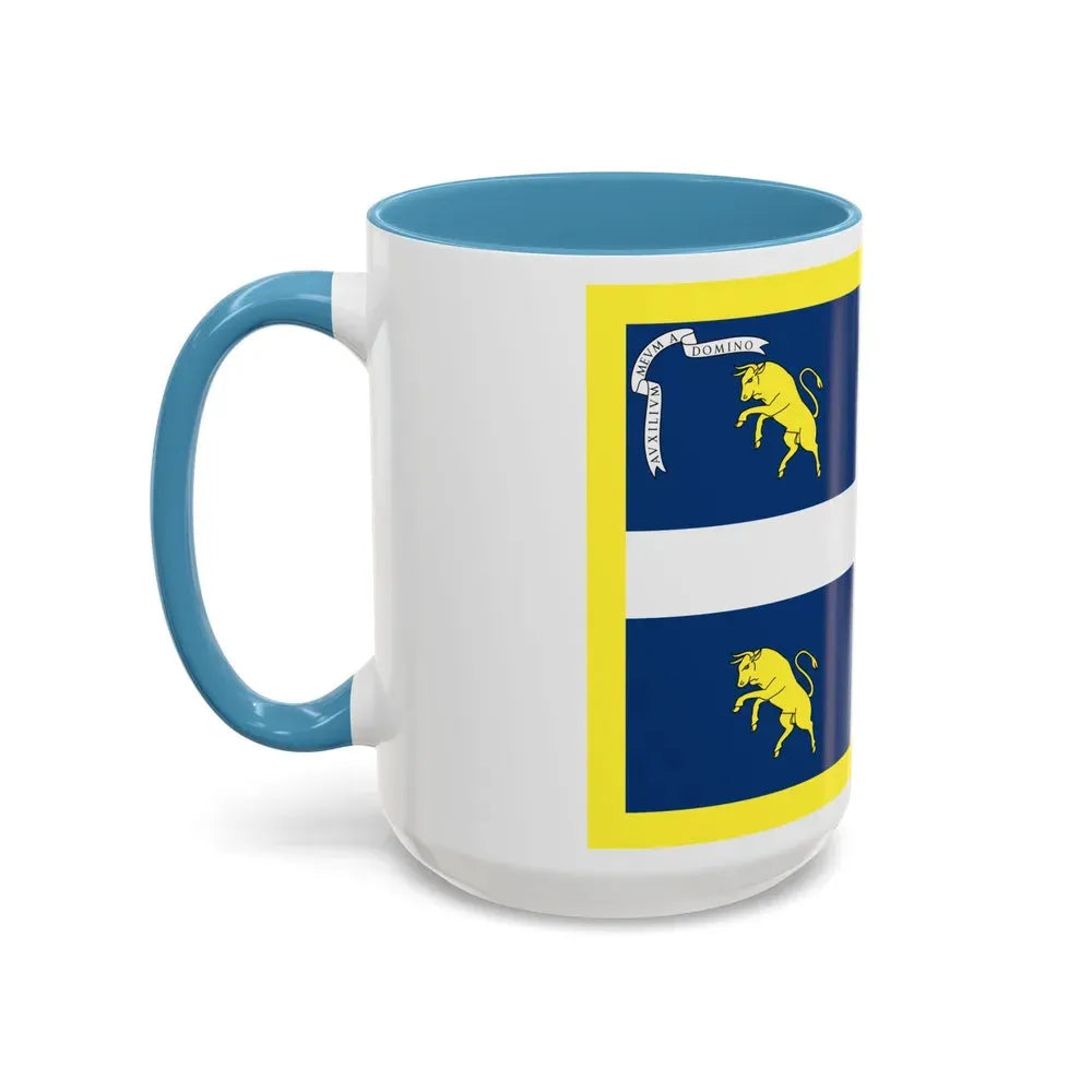 Flag of Turin Italy - Accent Coffee Mug - Go Mug Yourself