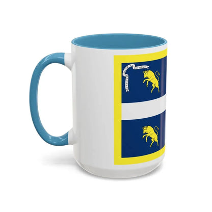 Flag of Turin Italy - Accent Coffee Mug - Go Mug Yourself